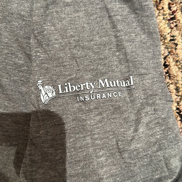 Gray v-neck hoodie - Picture 3 of 4